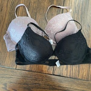 Push-up bra set Sz 38C